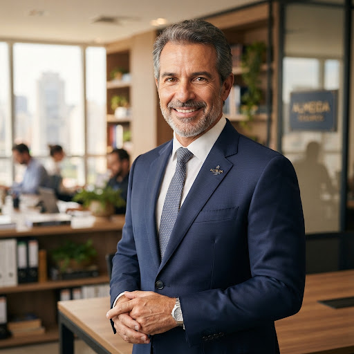 CEO Alan Oliveira no escritório